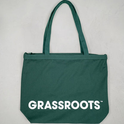 Grassroots Original Zippered Tote Bag